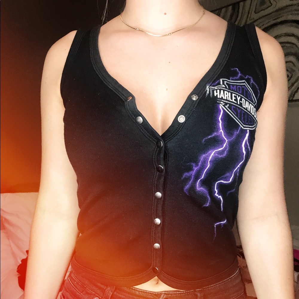 Vintage Harley Davidson Tank
